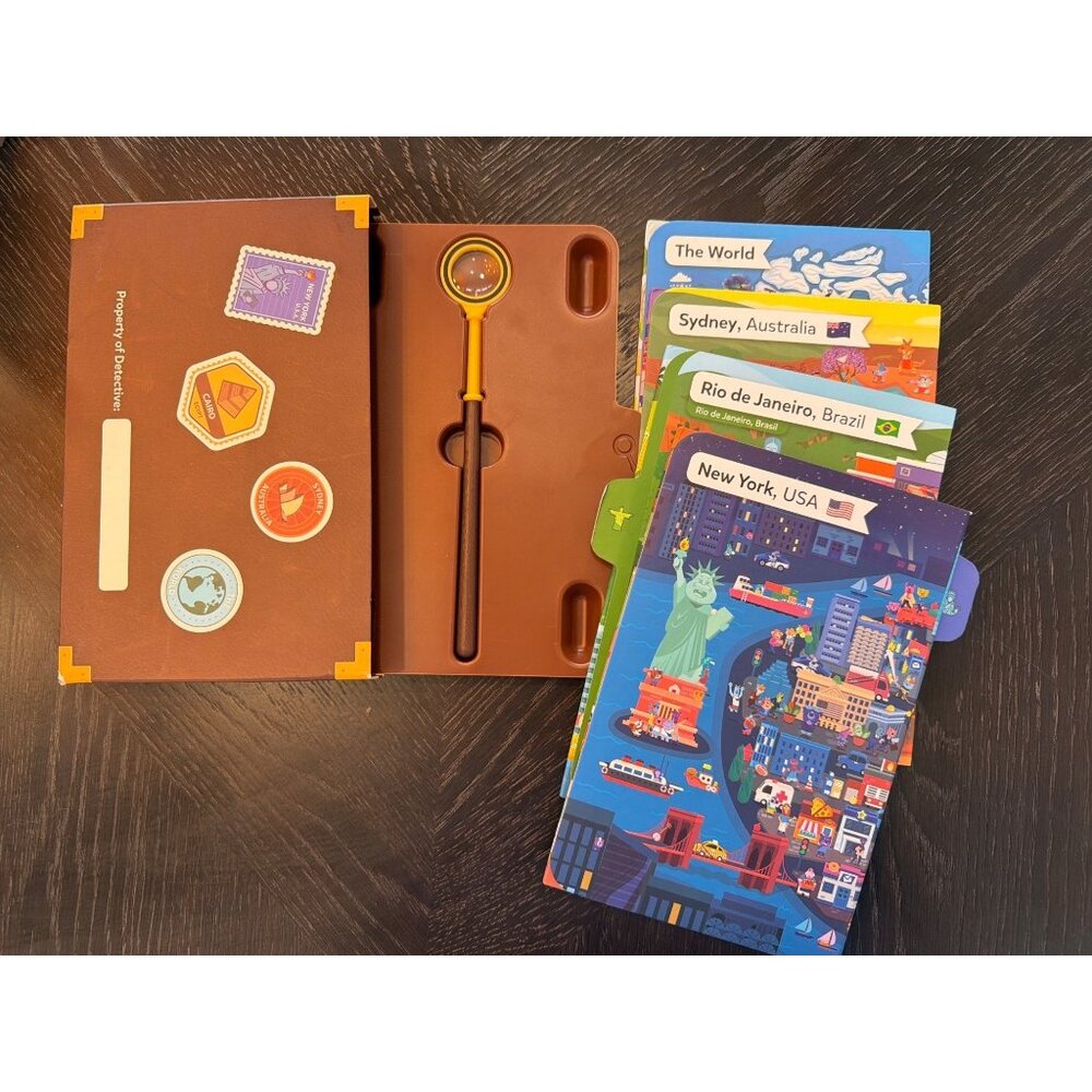 OSMO Interactive World Explorer Book Set With Magnifying Tool For Kids
